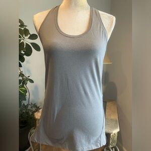 Athleta Limitless Keyhole Gray Tank Top Size M